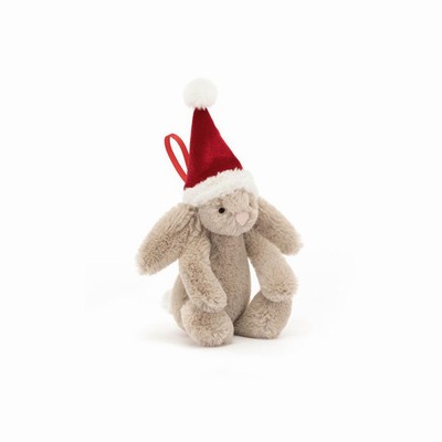 Jellycat Bashful Christmas Decoration Bunnies UK | 69372IRYP